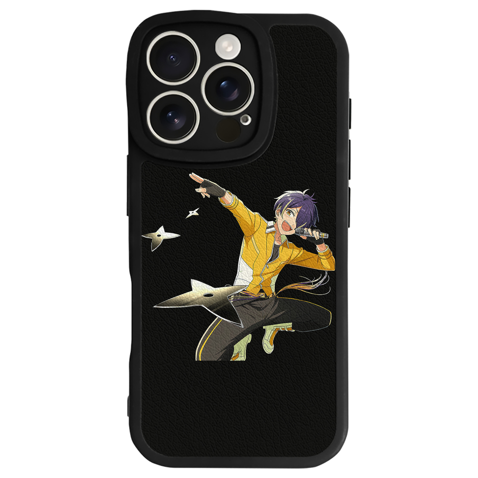 （画像用） あんさんぶるスターズ! Ensemble Stars 【iPhone 16シリーズ対応】シリコンスマホケース（レザー調） 材質：シリコン